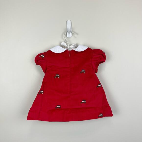 Classic Prep Childrenswear Paige Dress Crimson w/ Woody 6-9 Months NWT - Picture 8 of 11